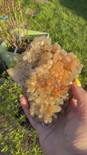 Load and play video in Gallery viewer, Epidote on Hematoid Quartz Specimen from Namibia
