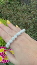 Load and play video in Gallery viewer, Howlite Bracelet 8mm Beads
