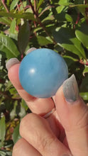 Load and play video in Gallery viewer, Special High Quality Aquamarine Sphere
