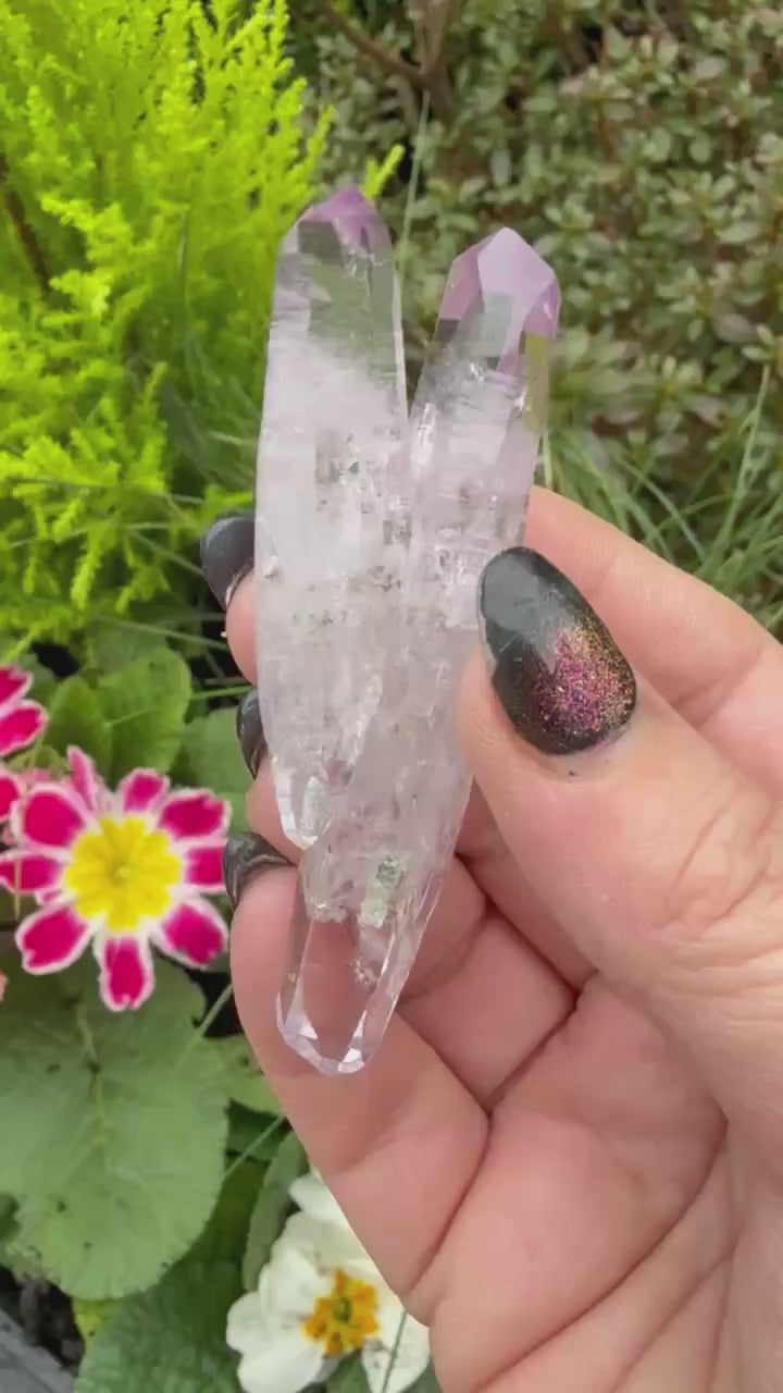 Double Terminated Twin Vera Cruz Amethyst Specimen