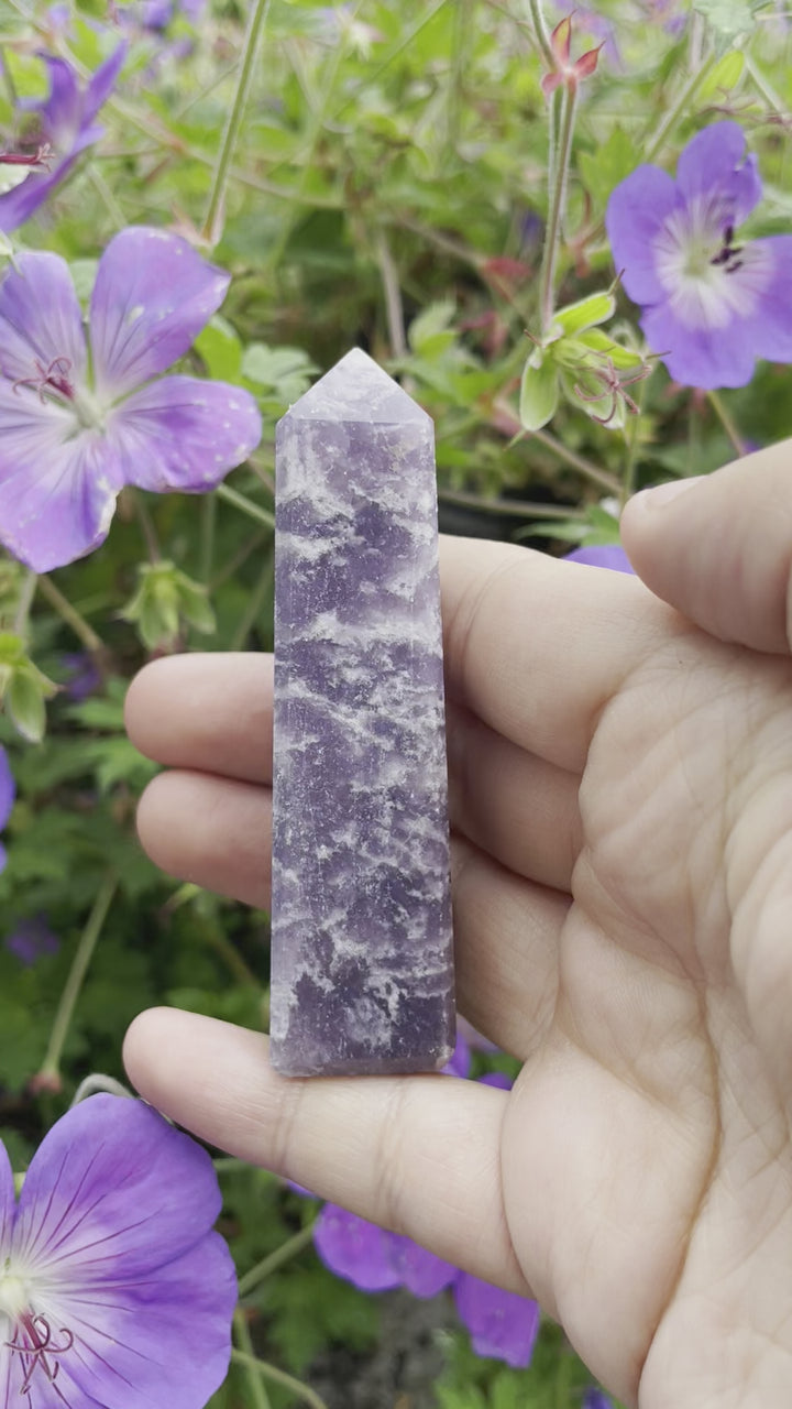 Lepidolite Tower