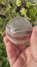 Load and play video in Gallery viewer, Incredible Phantom Garden Quartz Sphere 4.7cm Dia
