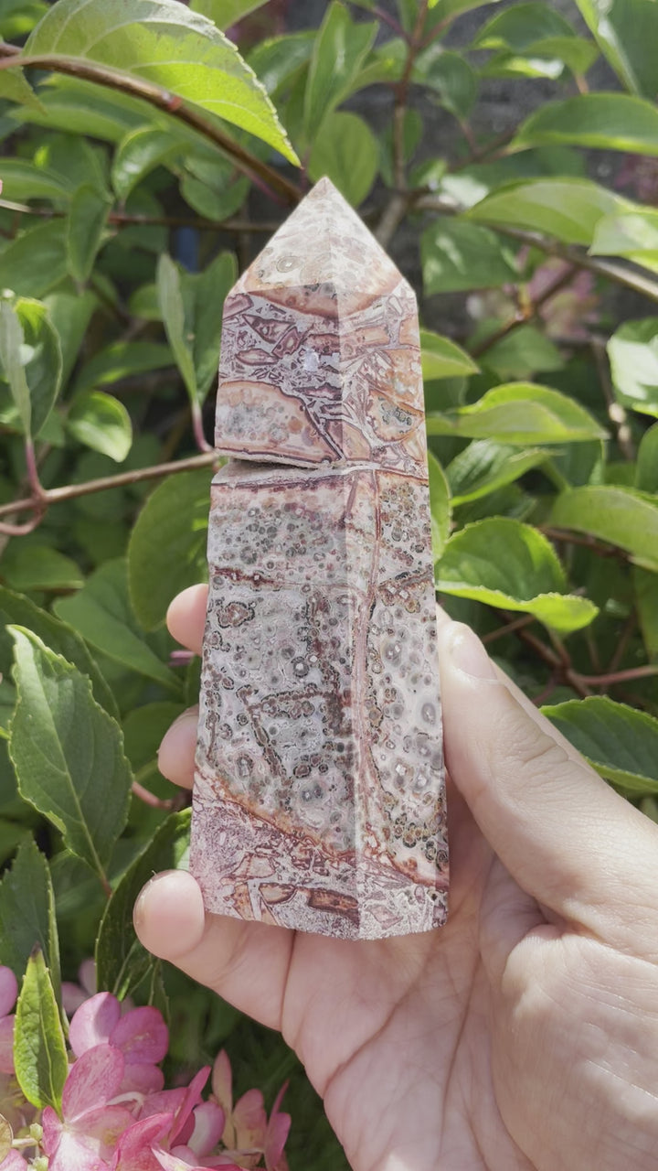 Leopard Skin Jasper Tower