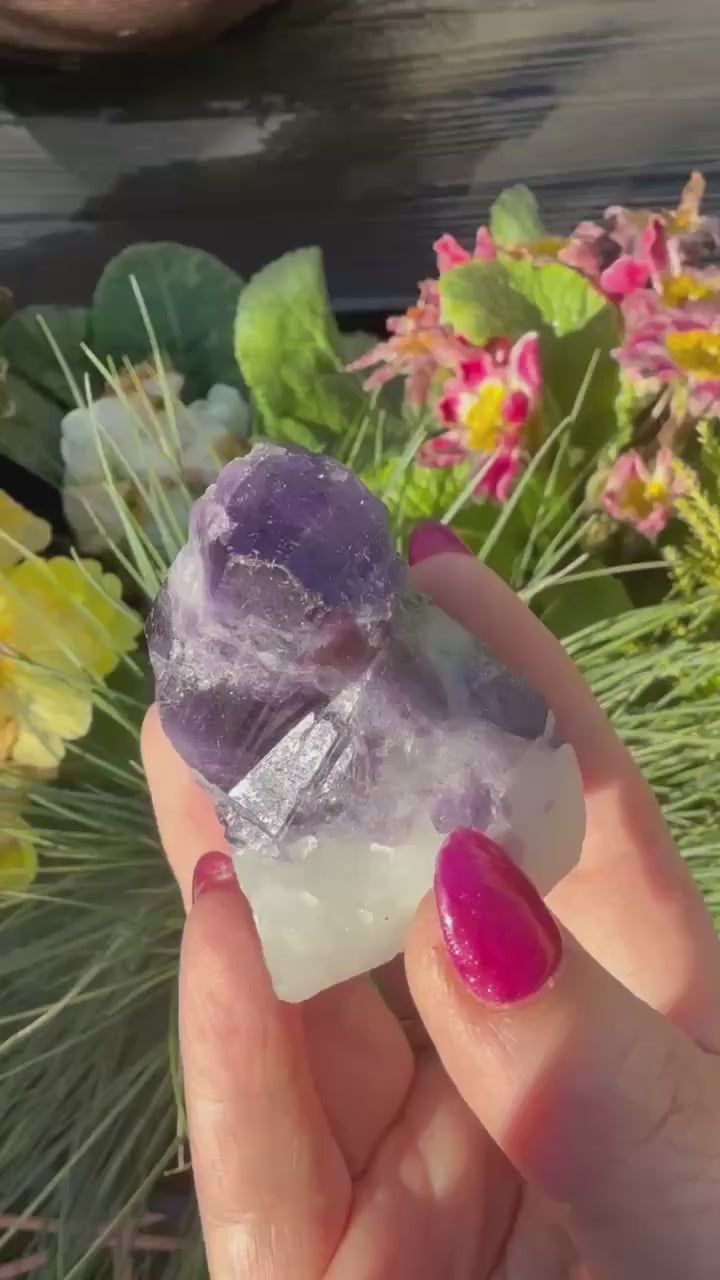Rare Purple Scapolite and Diopside Specimen from Badakshan