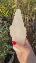 Load and play video in Gallery viewer, Pink Feather Calcite Stalactite Specimen
