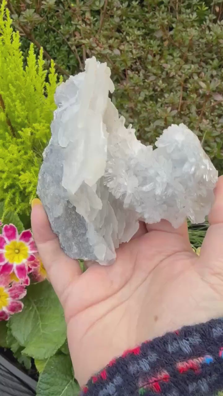 Uv Reactive Calcite and Quartz Specimen