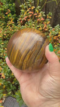 Load and play video in Gallery viewer, Large Tiger Iron and Tigers Eye Sphere
