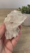 Load and play video in Gallery viewer, White Calcite Crystal
