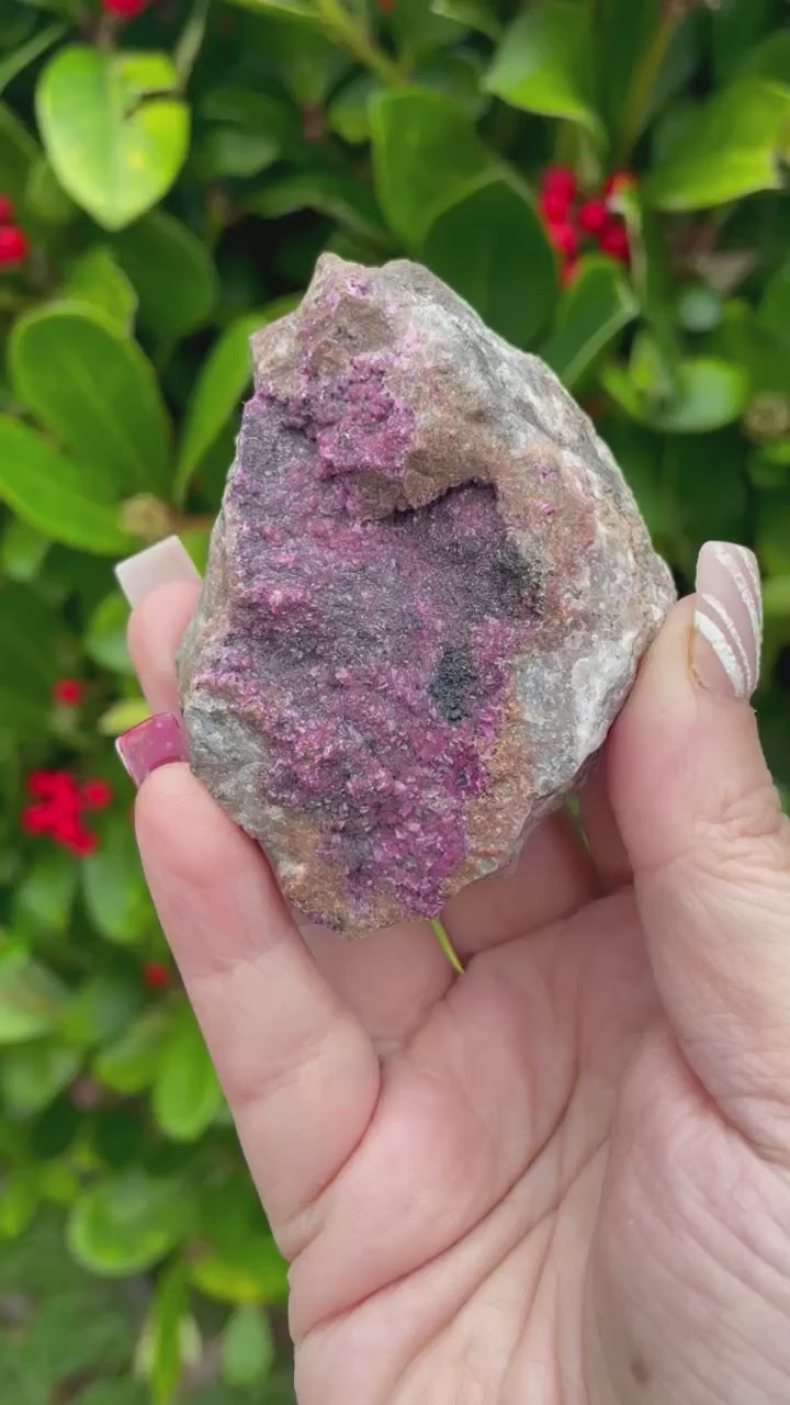 Cobalto Calcite Crystal Specimen