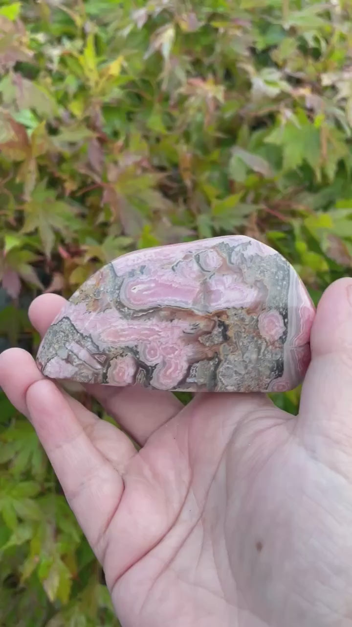 Polished Rhodochrosite Specimen