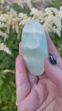 Load and play video in Gallery viewer, Pistachio Calcite Palmstone
