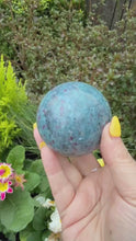 Load and play video in Gallery viewer, Ruby in Kyanite Sphere 5.7cm Diameter
