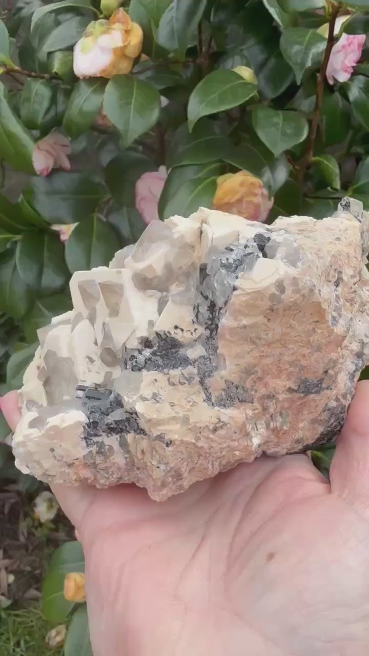 Microcline &amp; Jeremejevite from Namibia