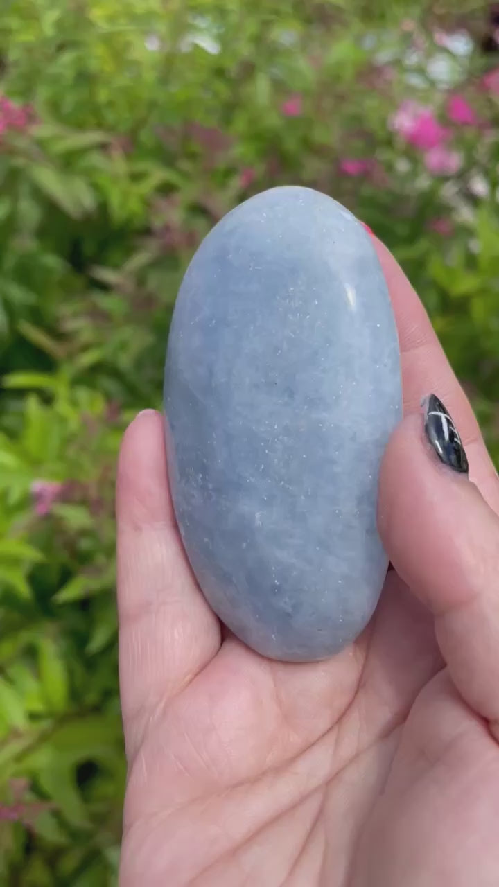Blue Calcite Palmstone