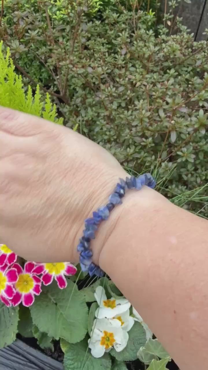 Sodalite Chip Bracelet