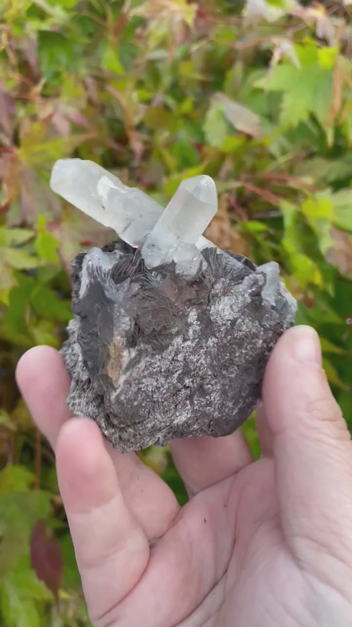 Quartz and Specular Hematite Specimen