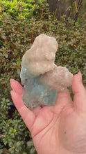 Load and play video in Gallery viewer, Hemimorphite and Calcite Specimen
