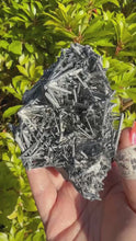 Load and play video in Gallery viewer, Stibnite Cluster Specimen from China
