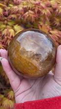 Load and play video in Gallery viewer, Golden Healer and Fire Quartz Sphere
