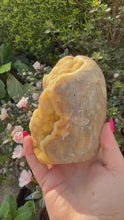 Load and play video in Gallery viewer, Large Freestanding Calcite and Agate Freeform
