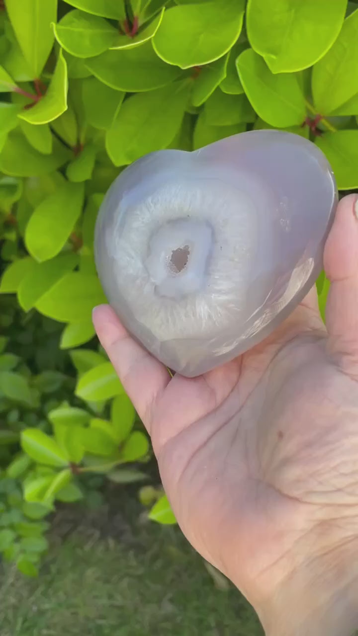 Large Agate Heart