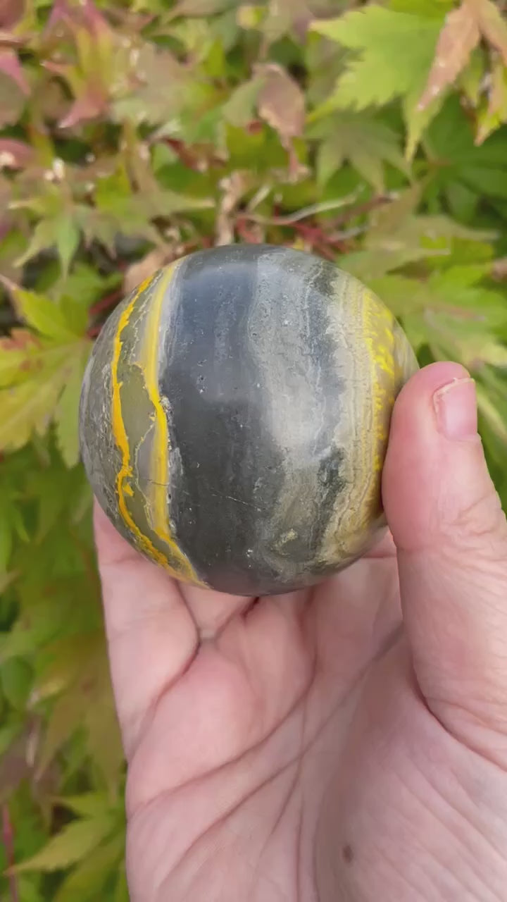 Bumblebee Jasper Sphere