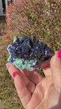 Load and play video in Gallery viewer, Large Gemmy Azurite and Malachite Specimen From Tsumeb, Namibia

