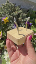 Load and play video in Gallery viewer, 3 Point Sphere or Specimen Stand on Wood
