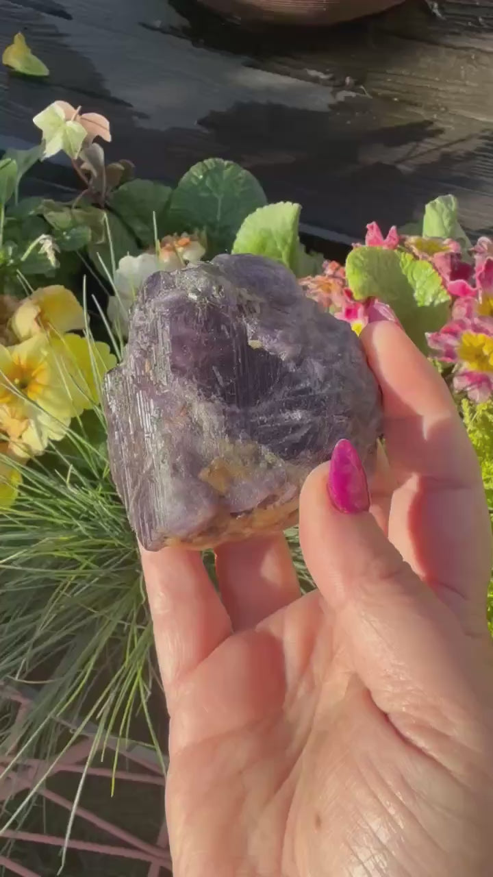 Rare Purple Scapolite and Diopside Specimen from Badakshan