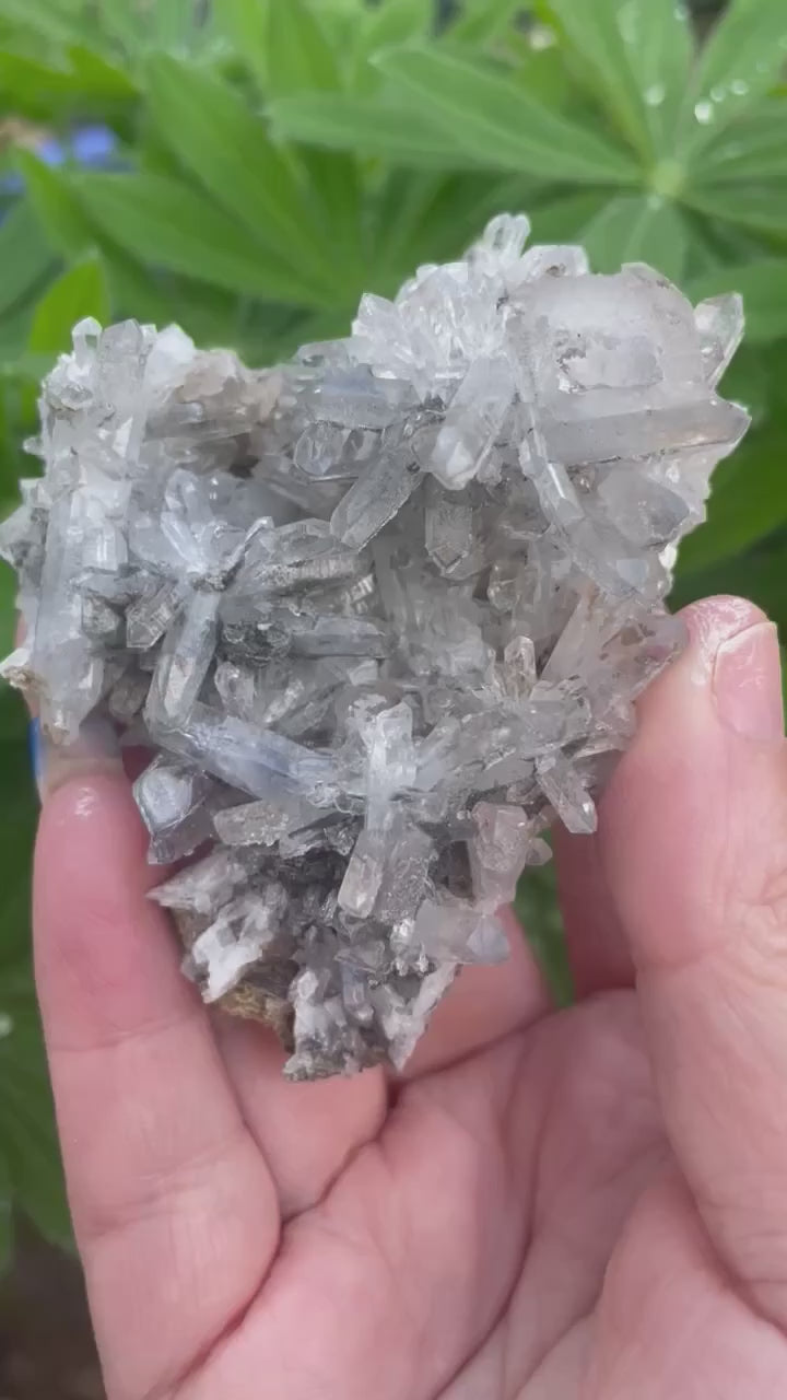 Quartz, Calcite and Chocolate Calcite Specimen