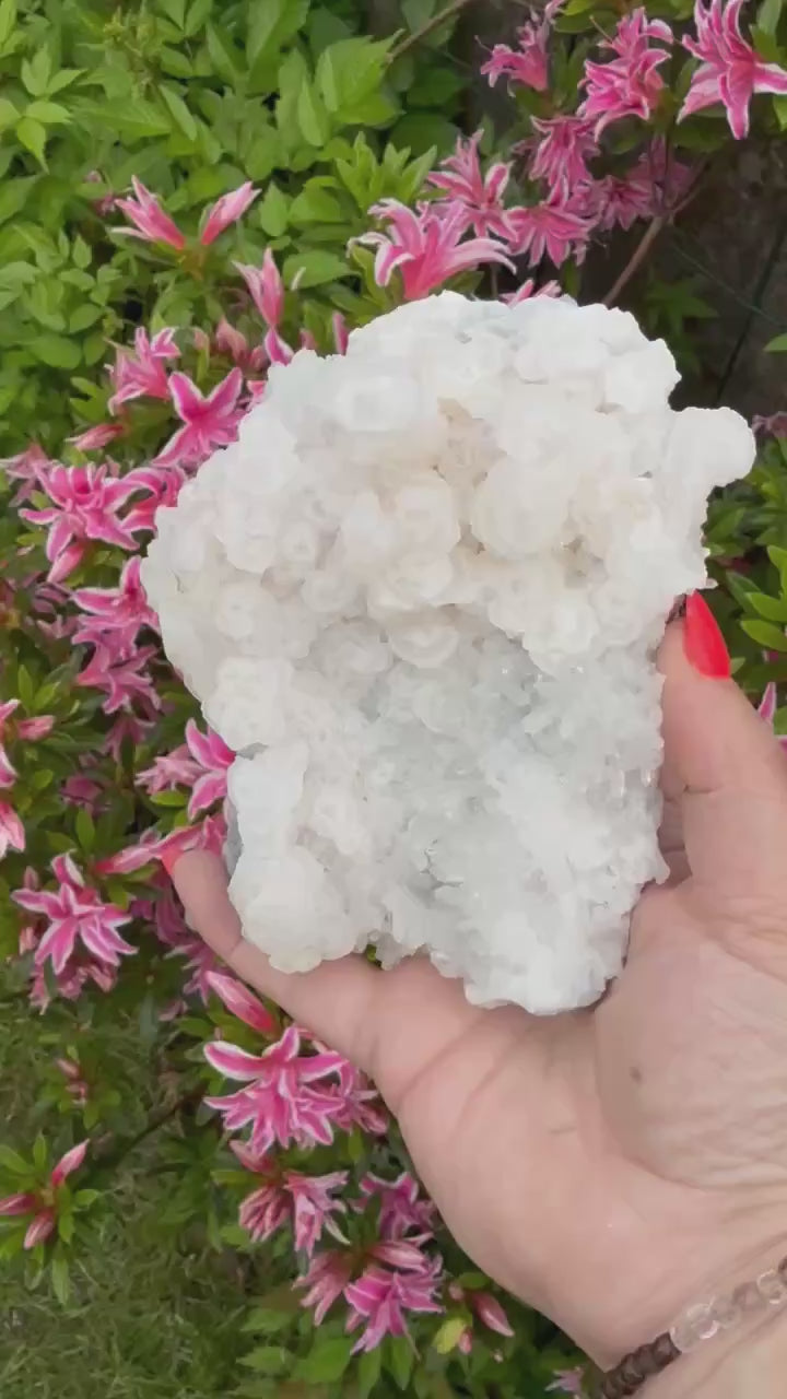 Statement UV Reactive Poker Calcite and Quartz Specimen
