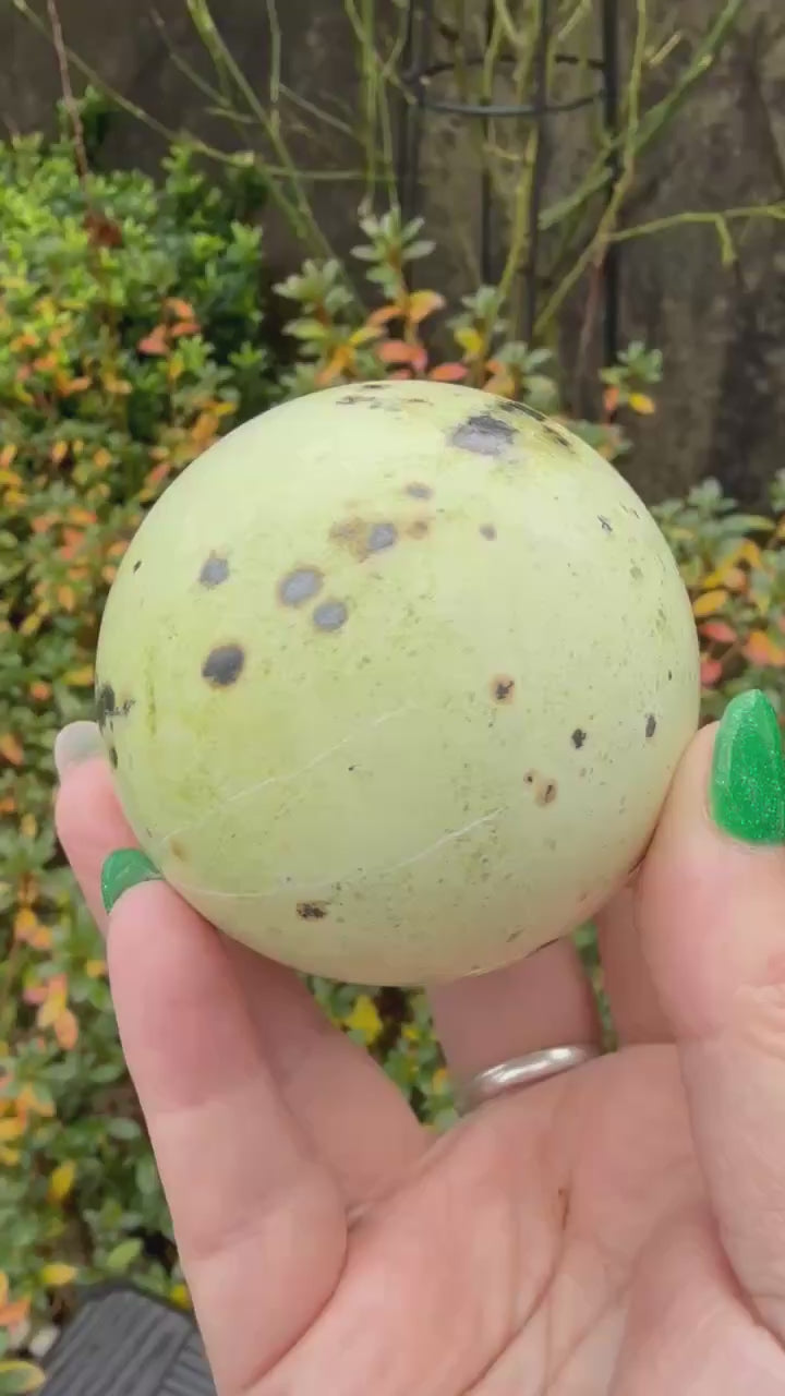 Serpentine Sphere from Peru