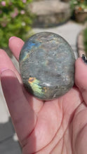 Load and play video in Gallery viewer, Labradorite Palmstone
