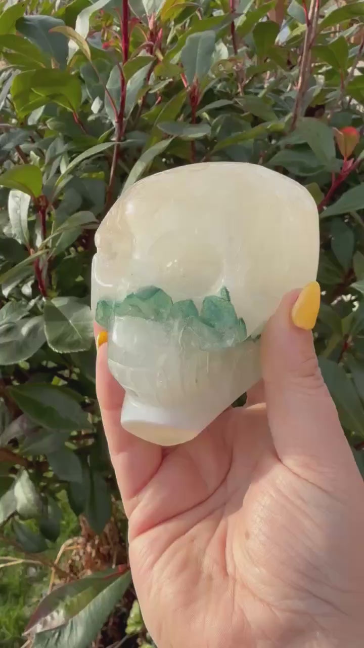 Fluorite Carved Skull
