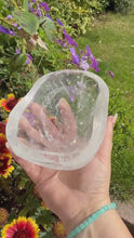 Load and play video in Gallery viewer, Large Clear Quartz Dish or Bowl
