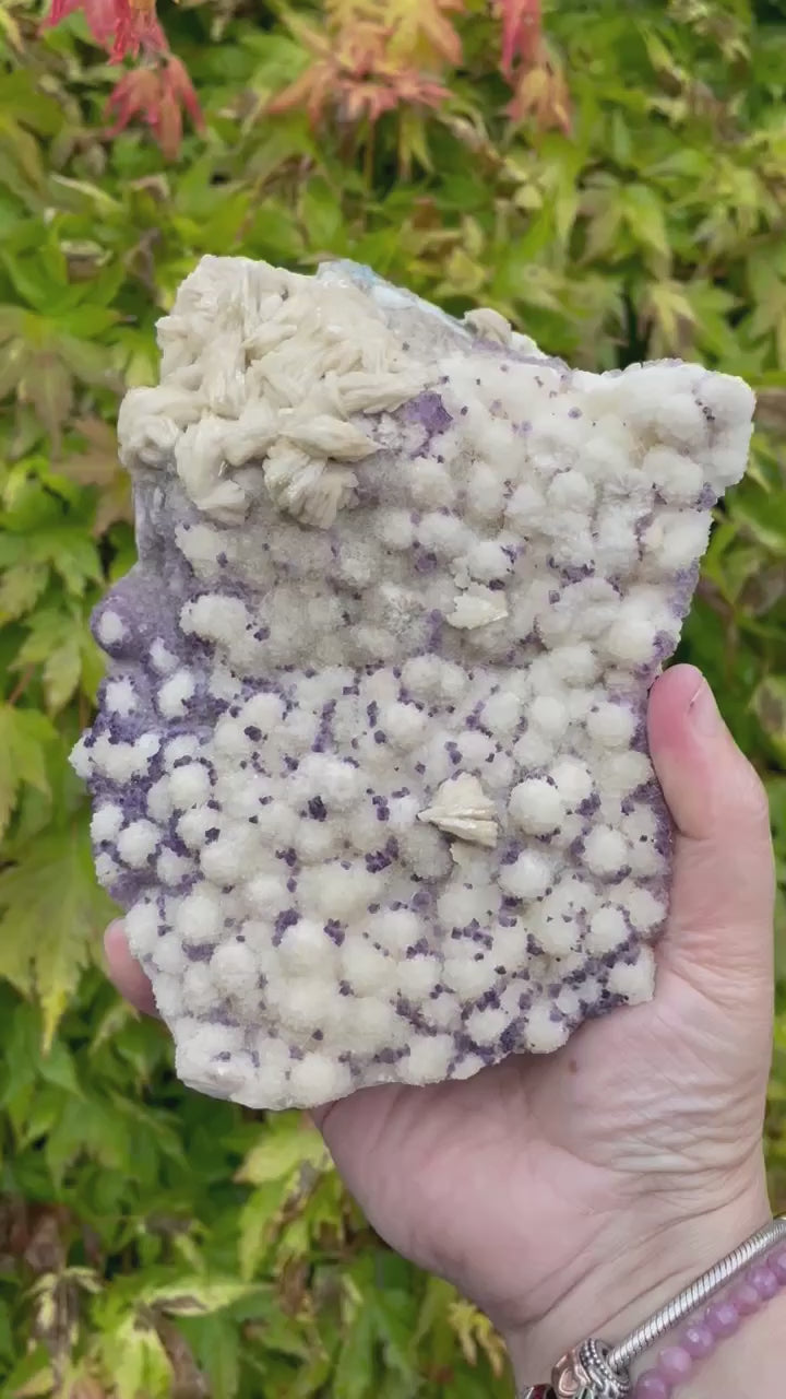 Rare Fluorite and Baryte Cluster Specimen from Qinglong Mine