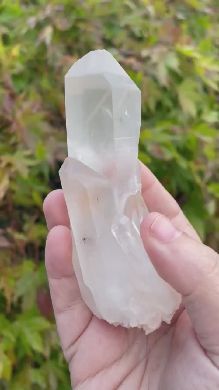 Hematoid Quartz Point Specimen