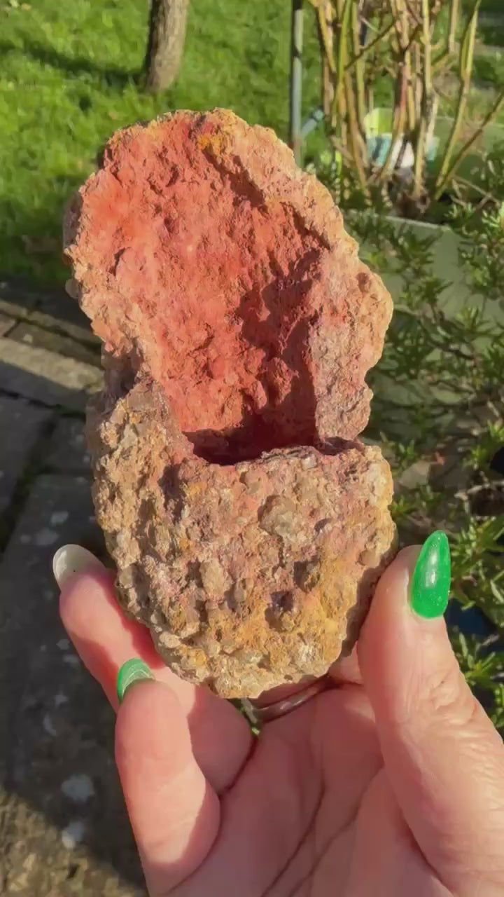 Iron Oxide Indian Paint Pot Specimen from Cornwall UK