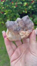 Load and play video in Gallery viewer, Hematoid Quartz Cluster Crystal Specimen
