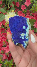 Load and play video in Gallery viewer, Azurite and Gibbsite Specimen
