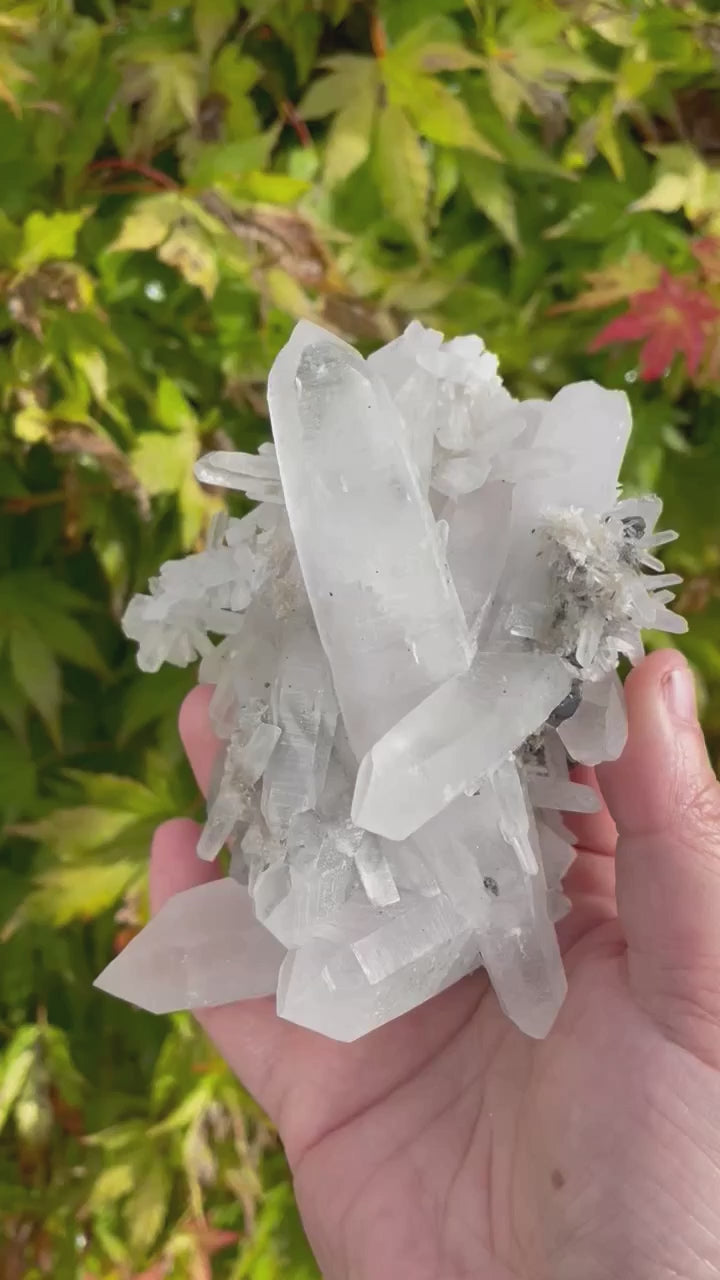 Quartz and Chalcopyrite Specimen from Bulgaria
