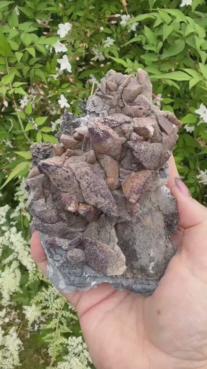 Rare Yttrofluorite and Calcite Specimen