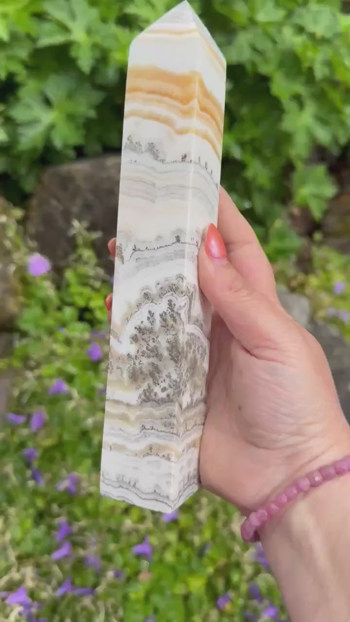Large Dendritic Calcite Tower