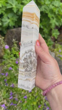 Load and play video in Gallery viewer, Large Dendritic Calcite Tower

