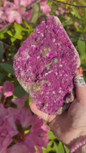 Load and play video in Gallery viewer, Vibrant Cobalt Calcite Specimen from Congo
