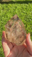 Load and play video in Gallery viewer, Incredible Brandberg Smoky Quartz Enhydro Specimen
