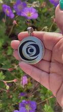 Load and play video in Gallery viewer, 925 Sterling Silver Black Onyx Crescent  Moon Pendant
