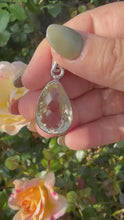 Load and play video in Gallery viewer, Silver Faceted Citrine Pendant
