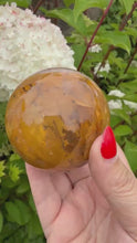 Load and play video in Gallery viewer, Incredible Golden Healer Quartz Sphere with Dendrites  5.8cm dia
