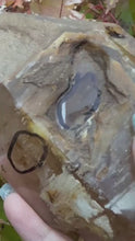 Load and play video in Gallery viewer, Large Double Enhydro Elestial Quartz Specimen
